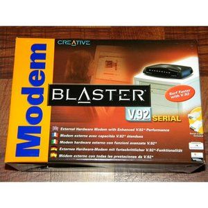 Creative Modem Blaster 56K V.92 Serial External Modem (European Edition)